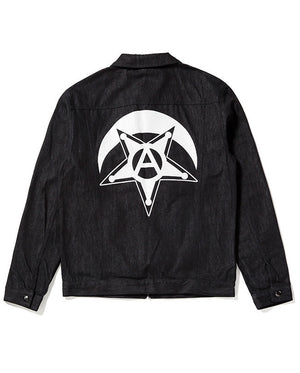 BLVCK MIDNIGHT DENIM JACKET (BLACK)