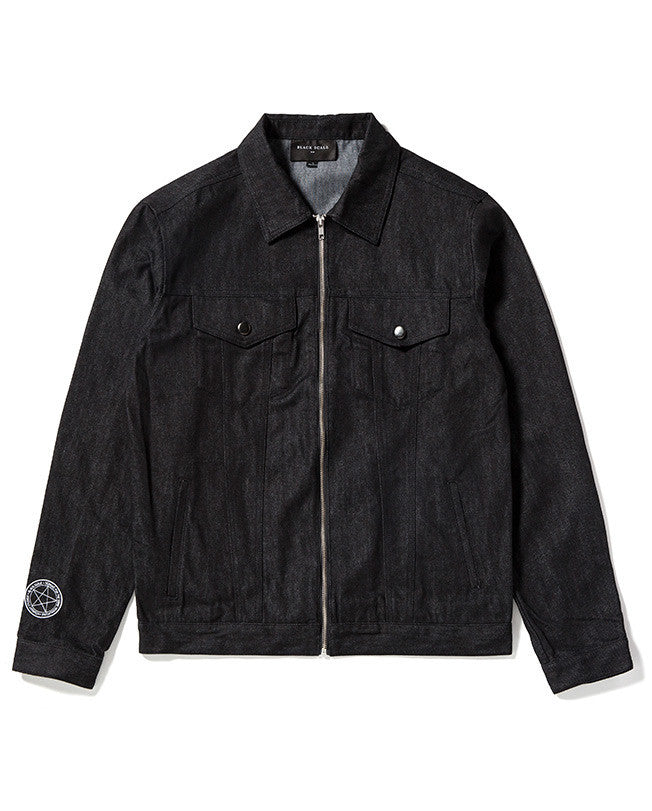 BLVCK MIDNIGHT DENIM JACKET (BLACK)