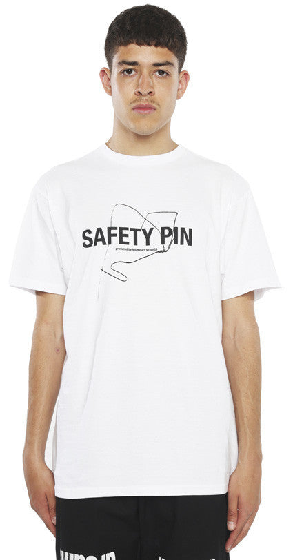 SAFETY PIN T-SHIRT (WHITE)